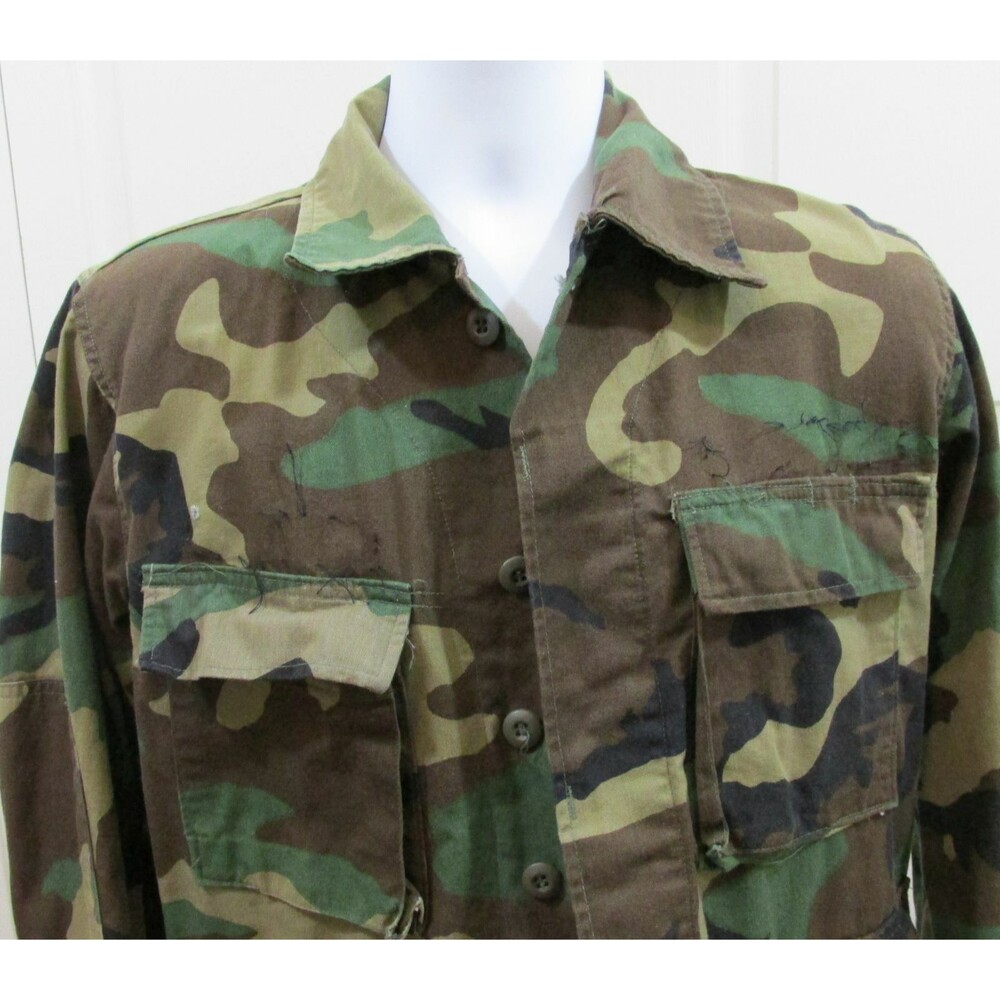 Army Field Jacket Winfield Mfg BDU Coat Small Regular Woodland Camo 4 Pocket